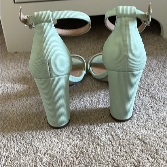 Mint vegan strap heels - Picture 4 of 6